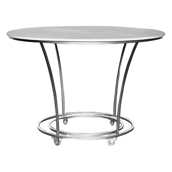 Столик для торта Клод, серебро (перекрас)