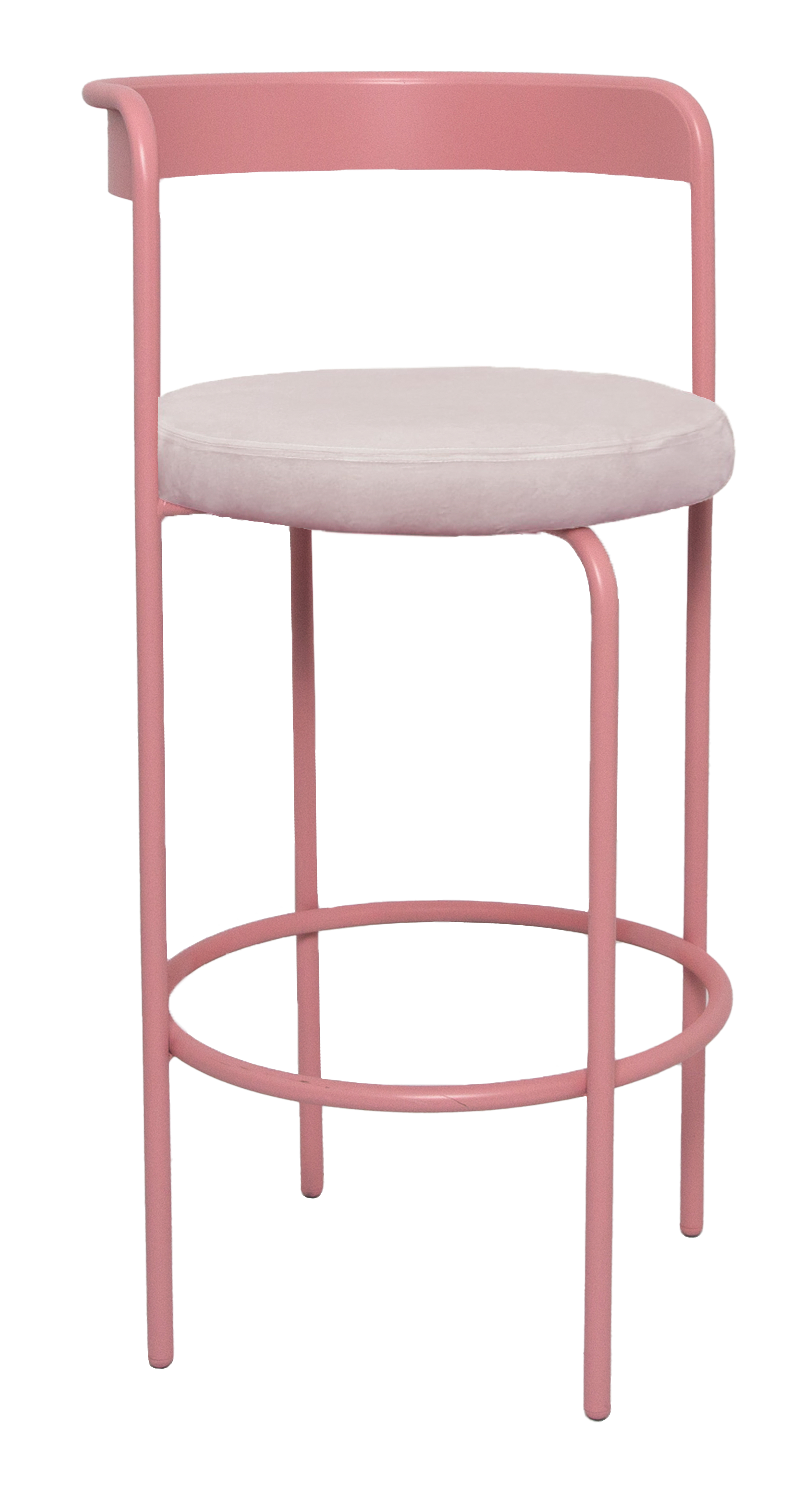 Стул барный Колори, Розовая помада + Розовый кварц