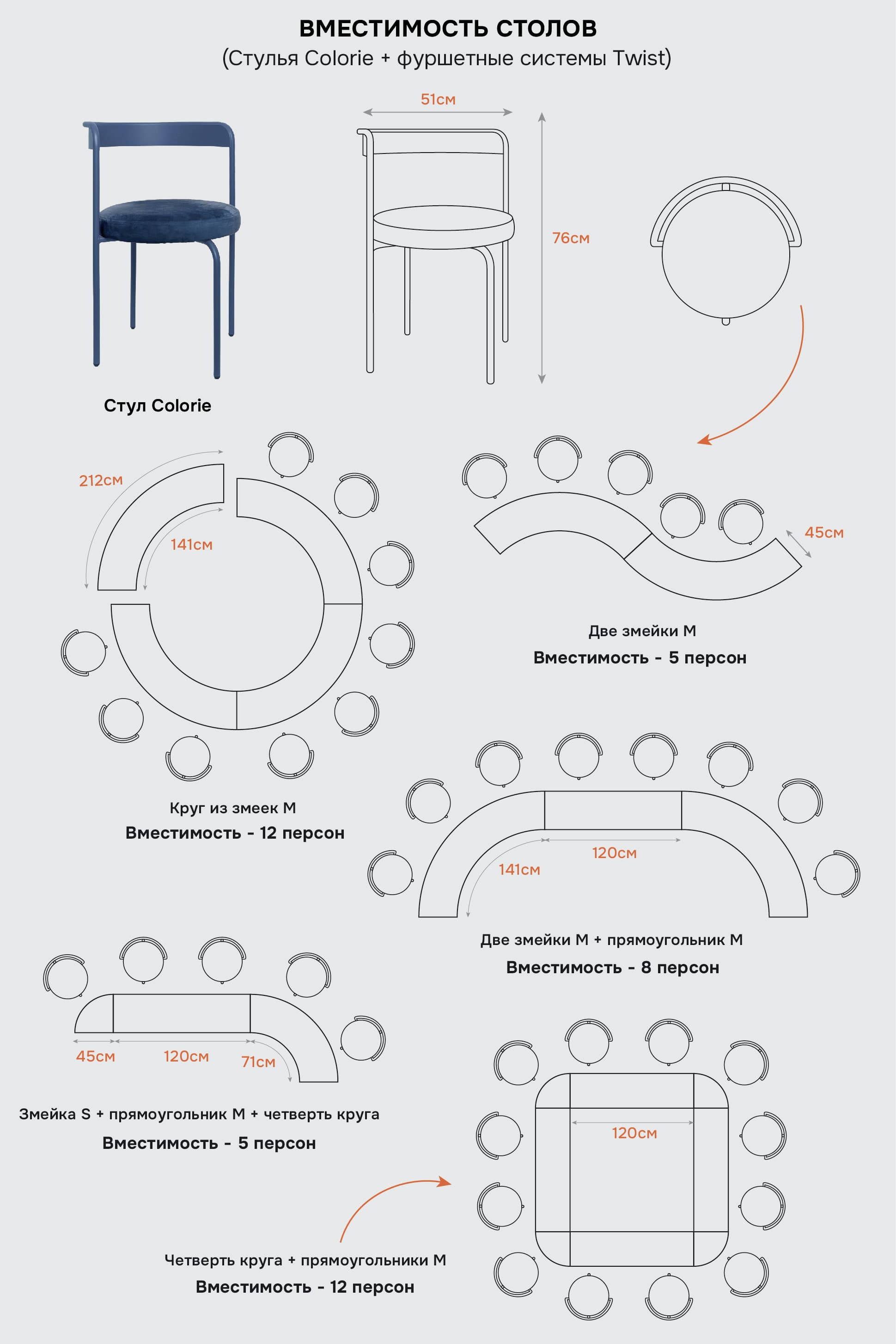 Стол коктейльный Twist Serpent M, violet ice cream+pale orchid (телескопические ноги)  - Фото миниатюра 3