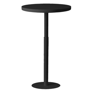 Стол коктейльный Twist Circle Black  (телескопическая нога) - Фото 1