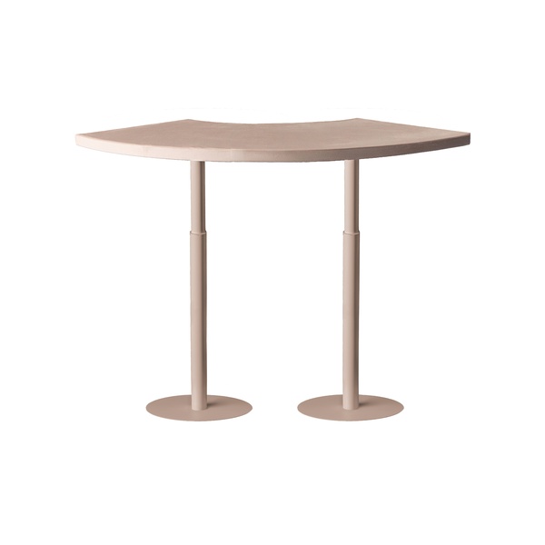 Стол коктейльный Twist Serpent S, Кремовый бисквит (телескопические ноги) - Фото 1