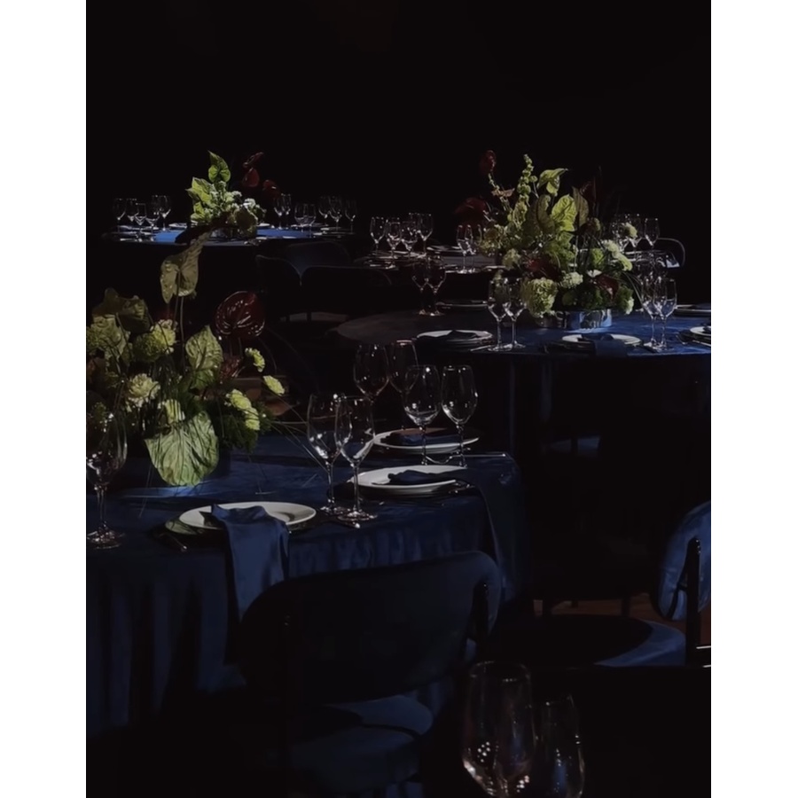 Скатерть велюр, круглая, сапфир - Фото миниатюра 9