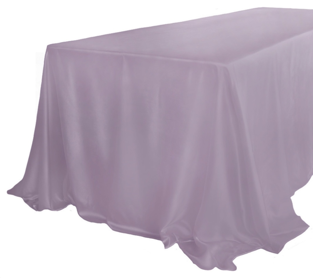 Скатерть велюр, прямоугольная, лавандовая ХЛ