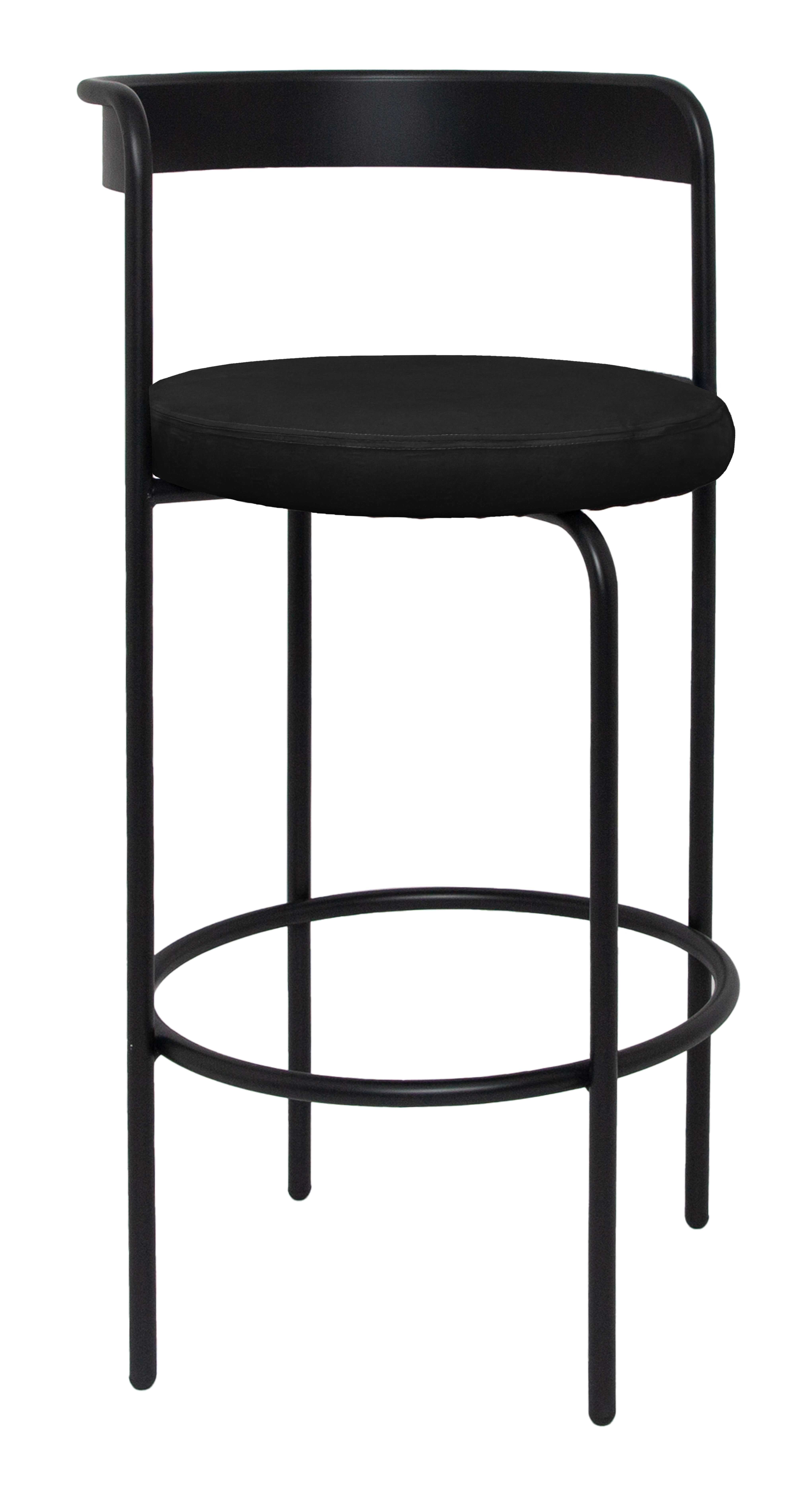 Стул барный Колори, Лакричный леденец + Черная ночь