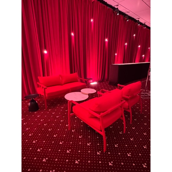 Кресло Huggi, Красный бархат + Red Teddy - Фото 10