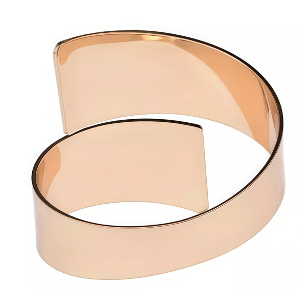 Кольцо для салфеток "Минимал" золото - Фото 1