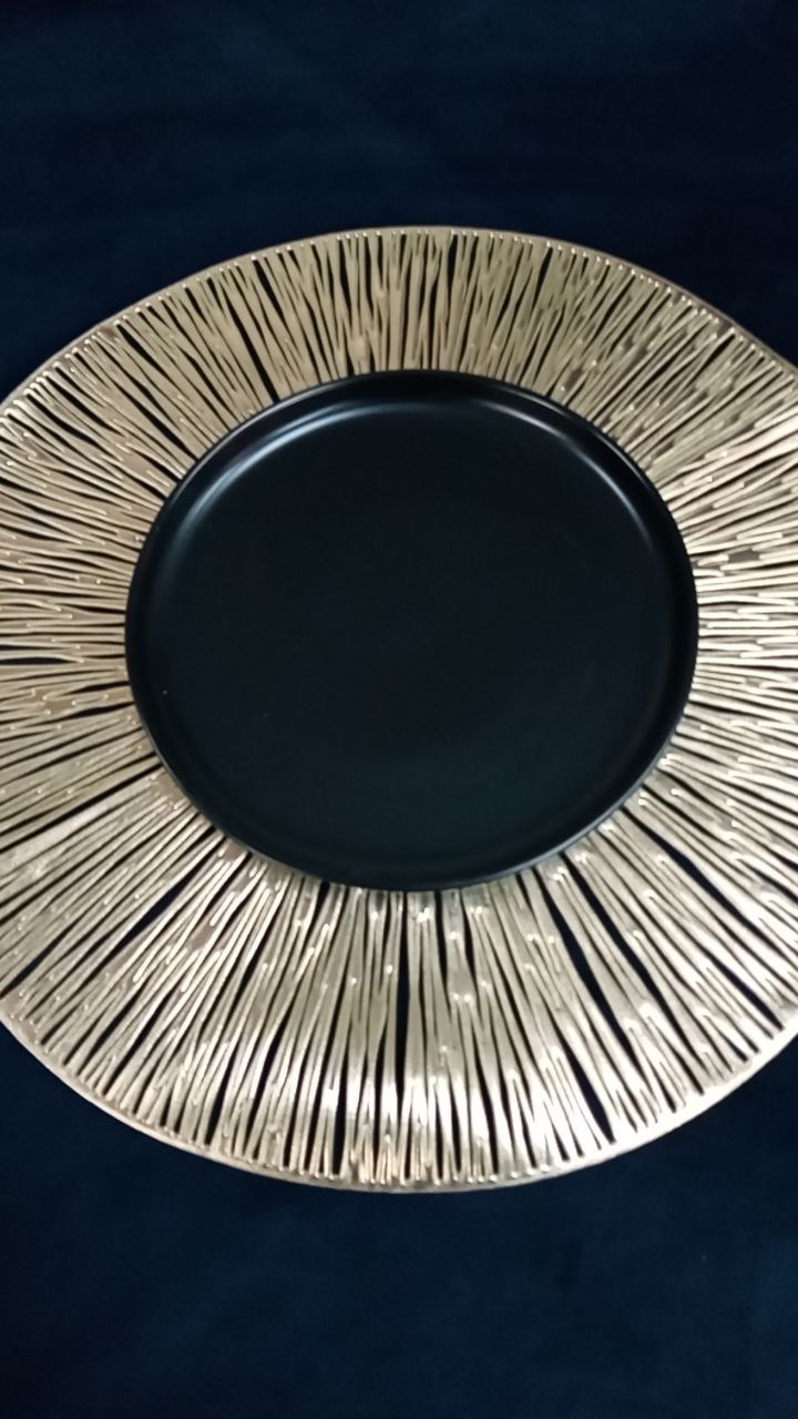 Тарелка "Киото" black mini