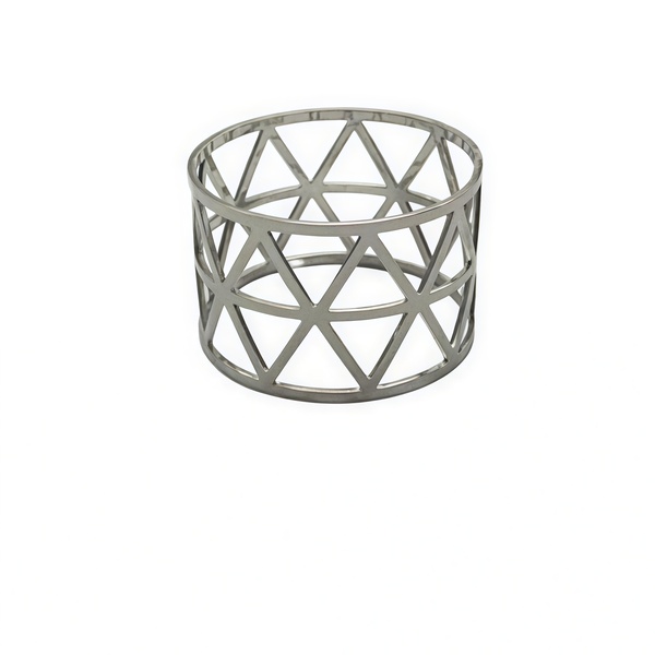 Кольцо для салфеток "Геометрия" серебро