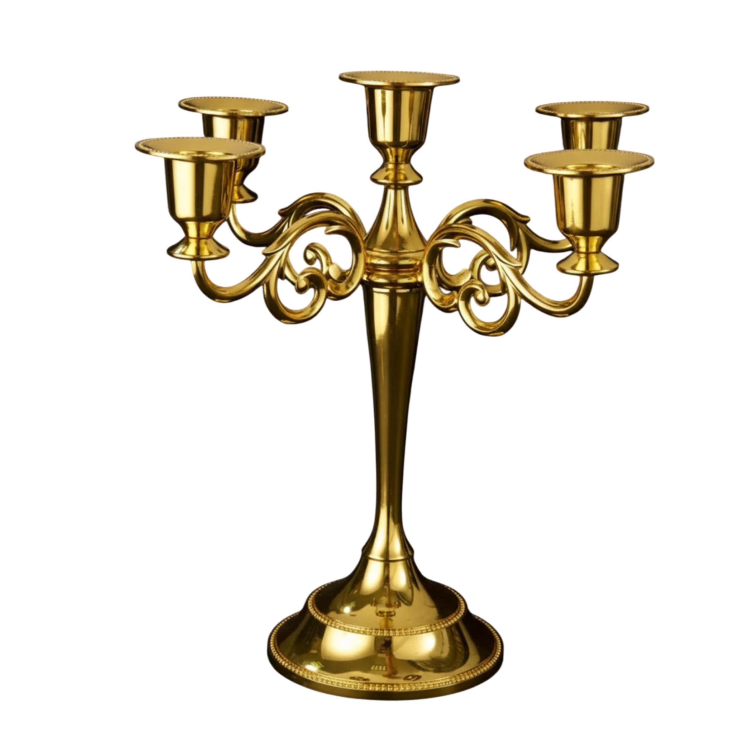 
Канделябр 5 рожков "Классика" золото - Фото миниатюра 1