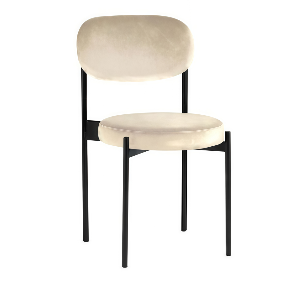 Стул Monaco черный светло-бежевый - Фото основное 1