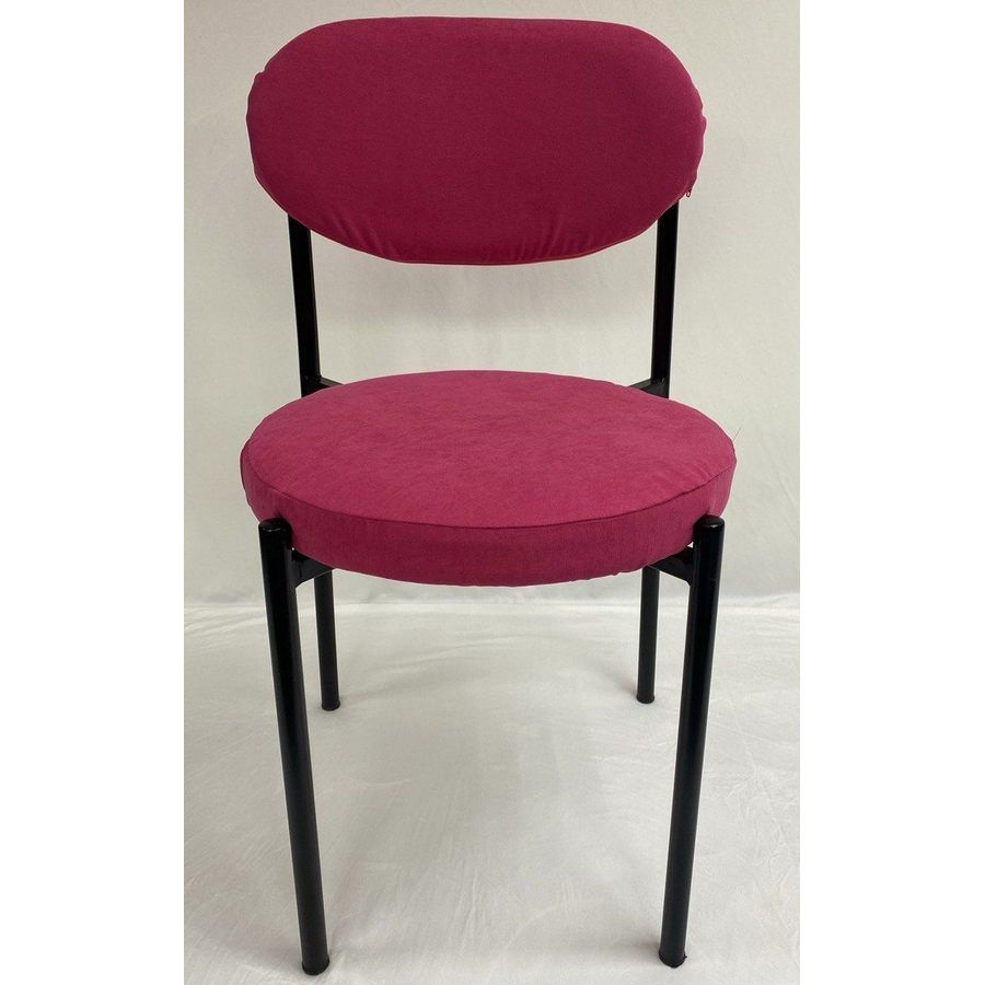 Стул Monaco черный глубокий розовый - Фото миниатюра 2