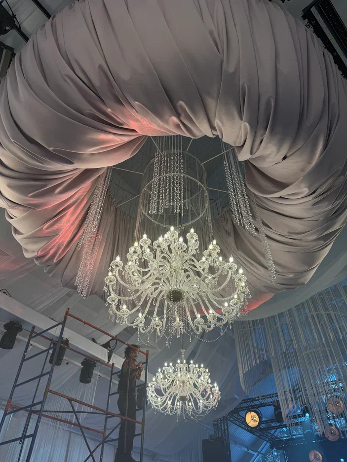 Люстра "Хрусталь" 120 см