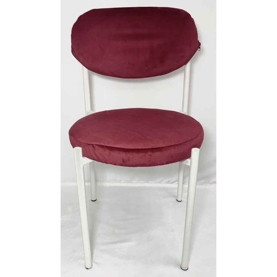 Стул Monaco белый рубиновый - Фото миниатюра 2