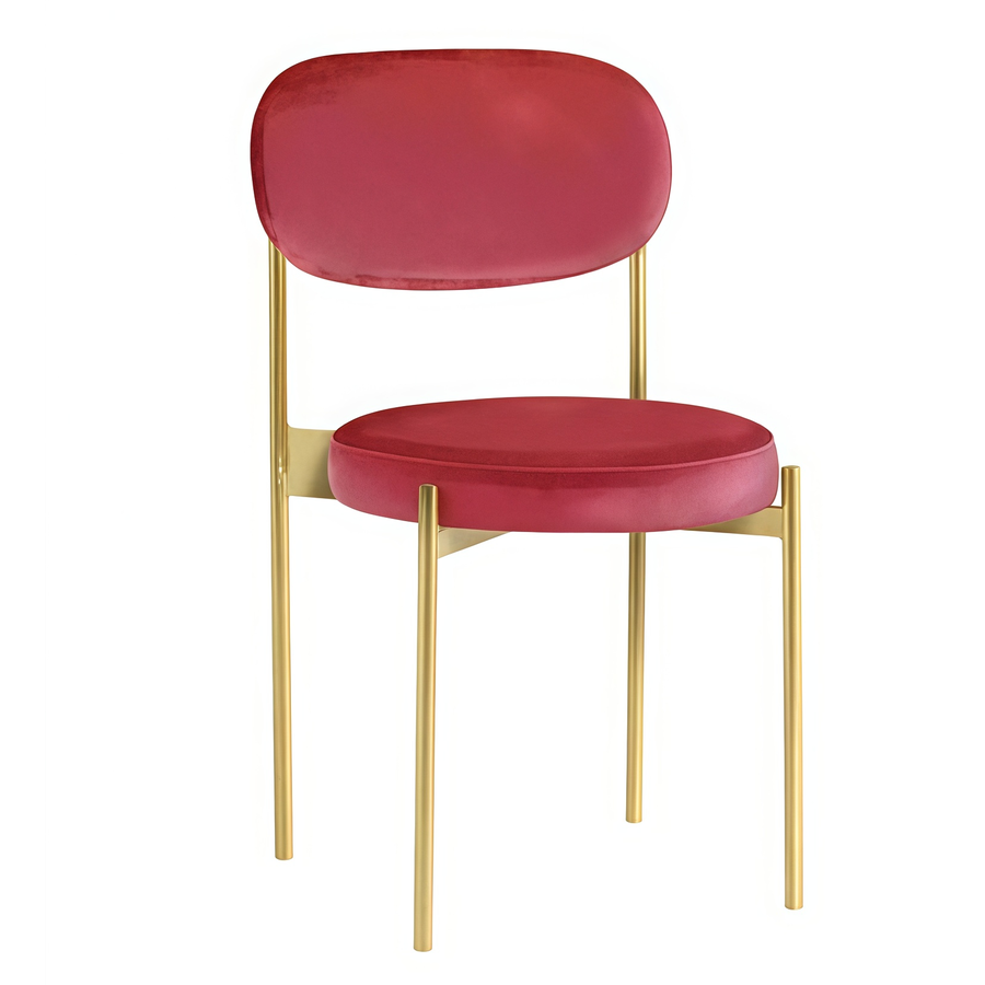 Стул Monaco золото рубиновый - Фото миниатюра 1