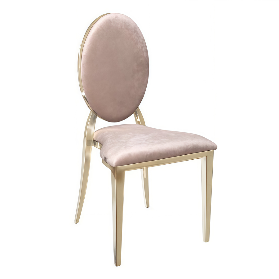 Стул «Вашингтон» золото, бежевый бархат - Фото миниатюра 1