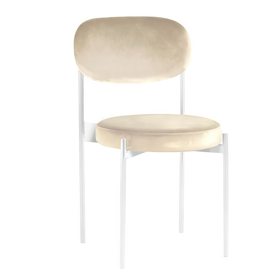 Стул Monaco белый светло-бежевый - Фото основное 1