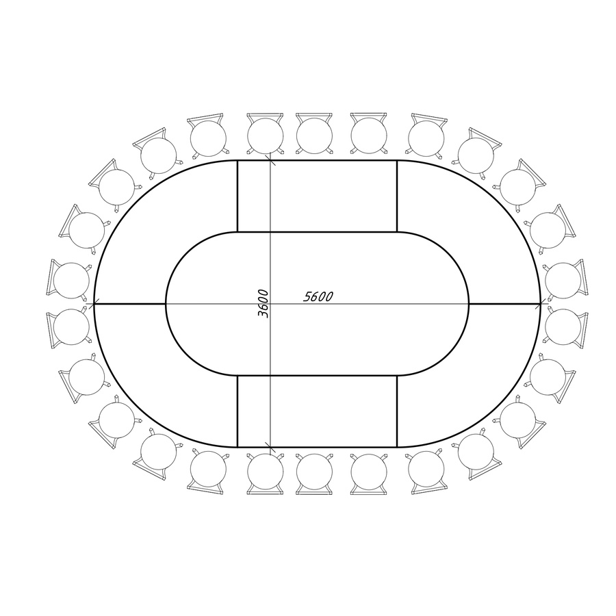 Стол "Orbit" под скатерть - Фото миниатюра 9