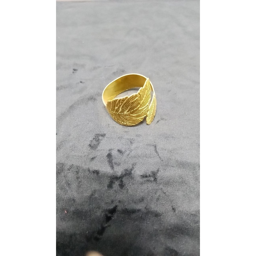 Кольцо  Golden Leaf - Фото миниатюра 2