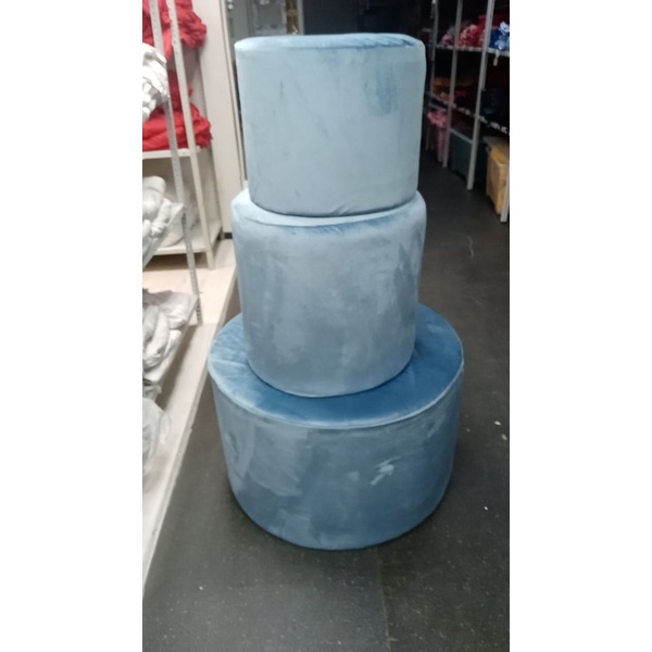 Пуф Luxore Пыльно-голубой - Фото 2