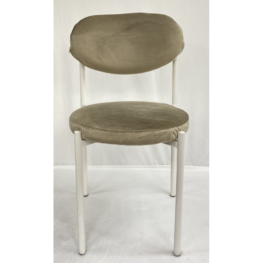 Стул Monaco белый  кофе с молоком - Фото миниатюра 2