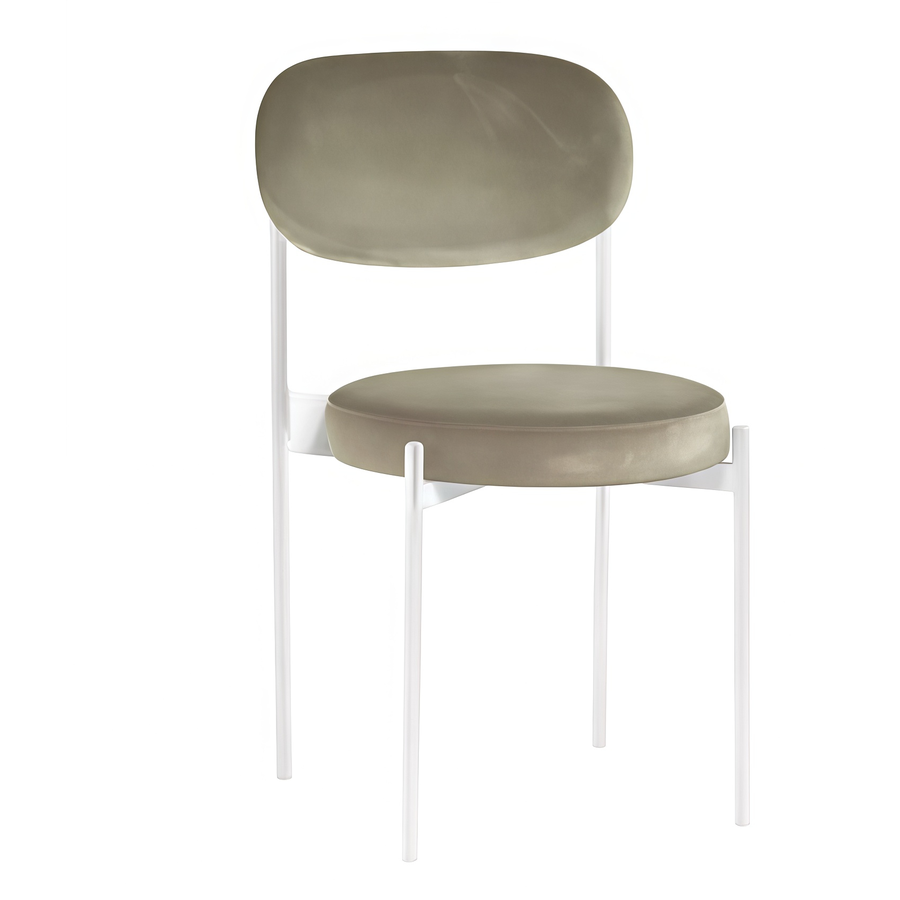 Стул Monaco белый кофе с молоком - Фото основное 1