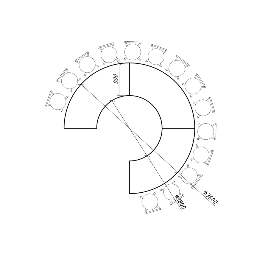Стол "Orbit" под скатерть - Фото миниатюра 4