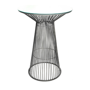 Коктейльный стол серебро - Фото 1