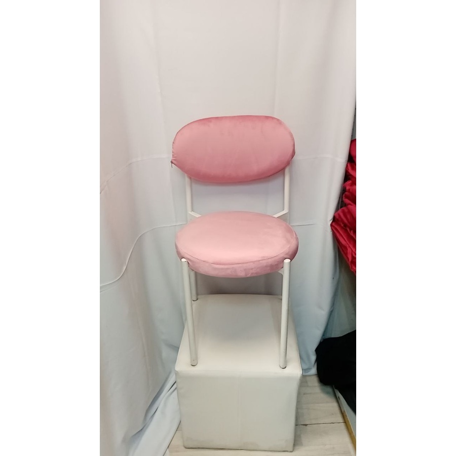 Стул Monaco белый розовый - Фото миниатюра 2