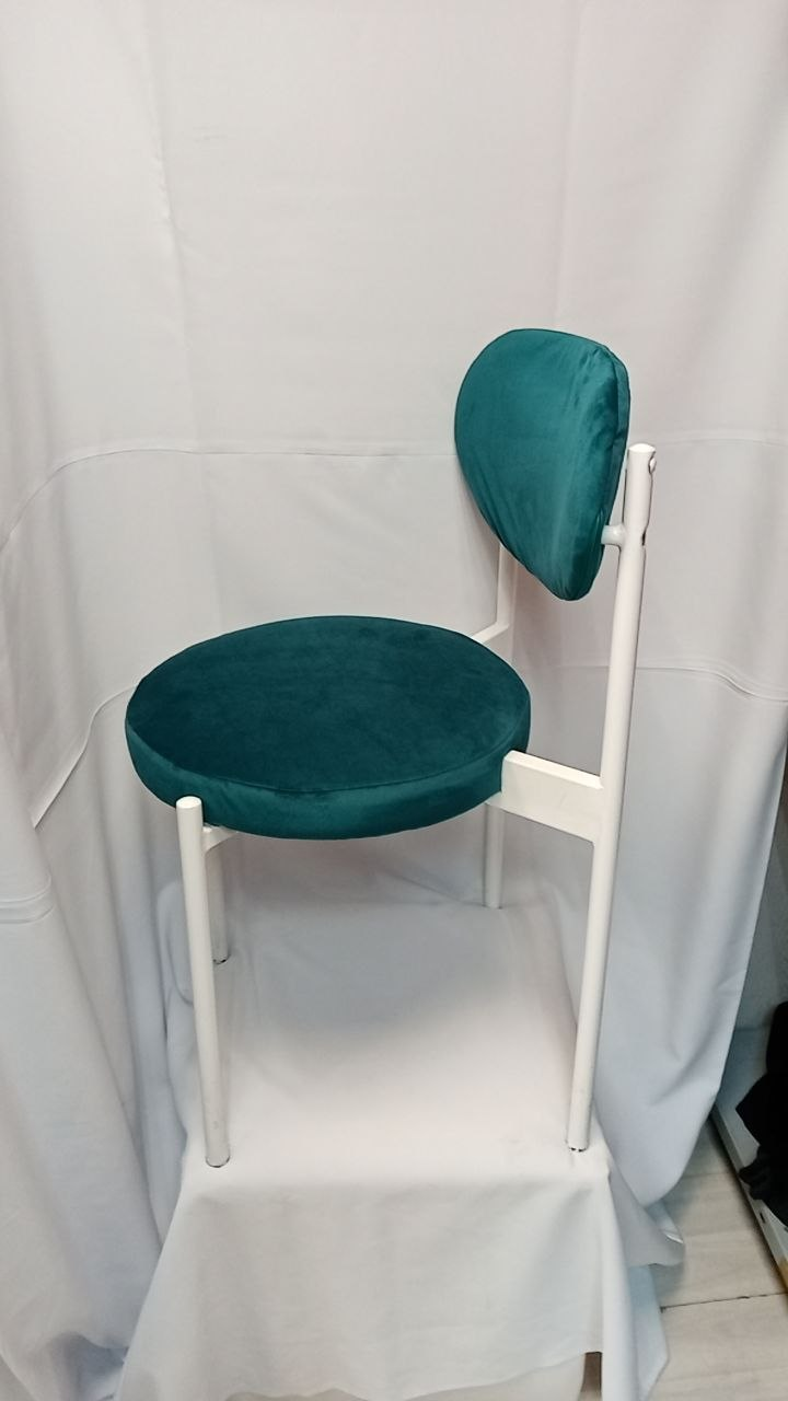 Стул Монако белый Бирюзовый