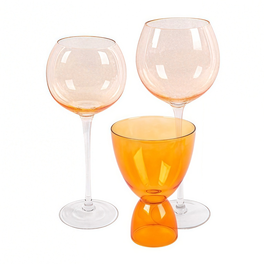 Набор бокалов "Rona & Mi Mi" янтарный - Фото основное 1