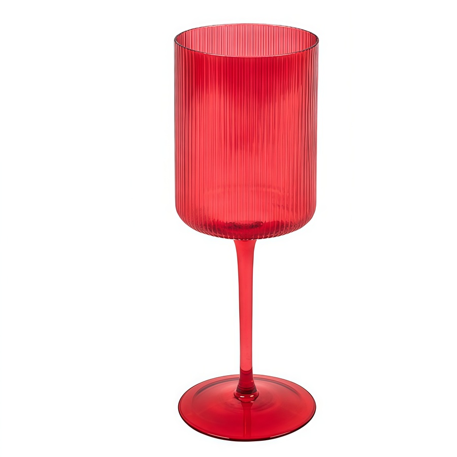 Бокал для вина "Осака" рубиновый - Фото миниатюра 1