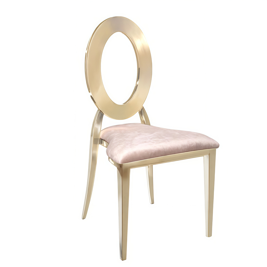 Стул «Element» золото, бежевый бархат - Фото миниатюра 1