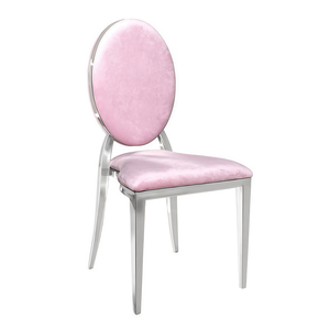 Стул «Вашингтон» серебро, пепельно-розовый бархат - Фото 1