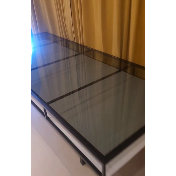 Столешница  для стола "Лофт" прямоугольная дымчатая