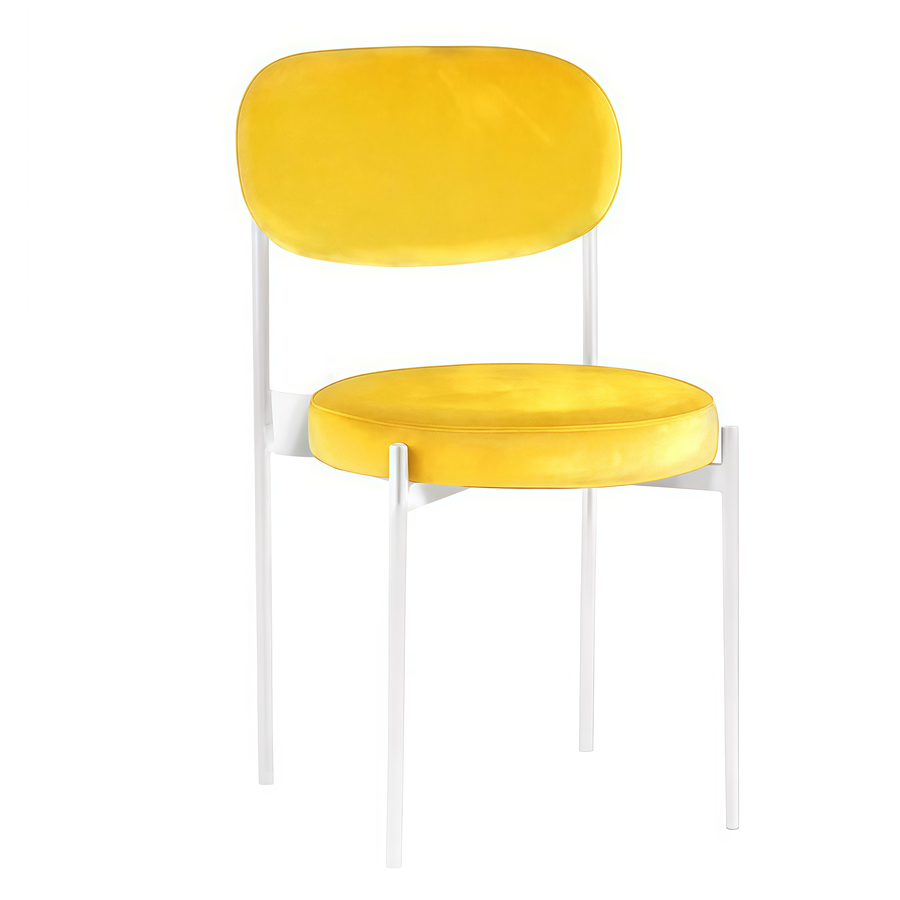 Стул Monaco белый лимонный - Фото основное 1