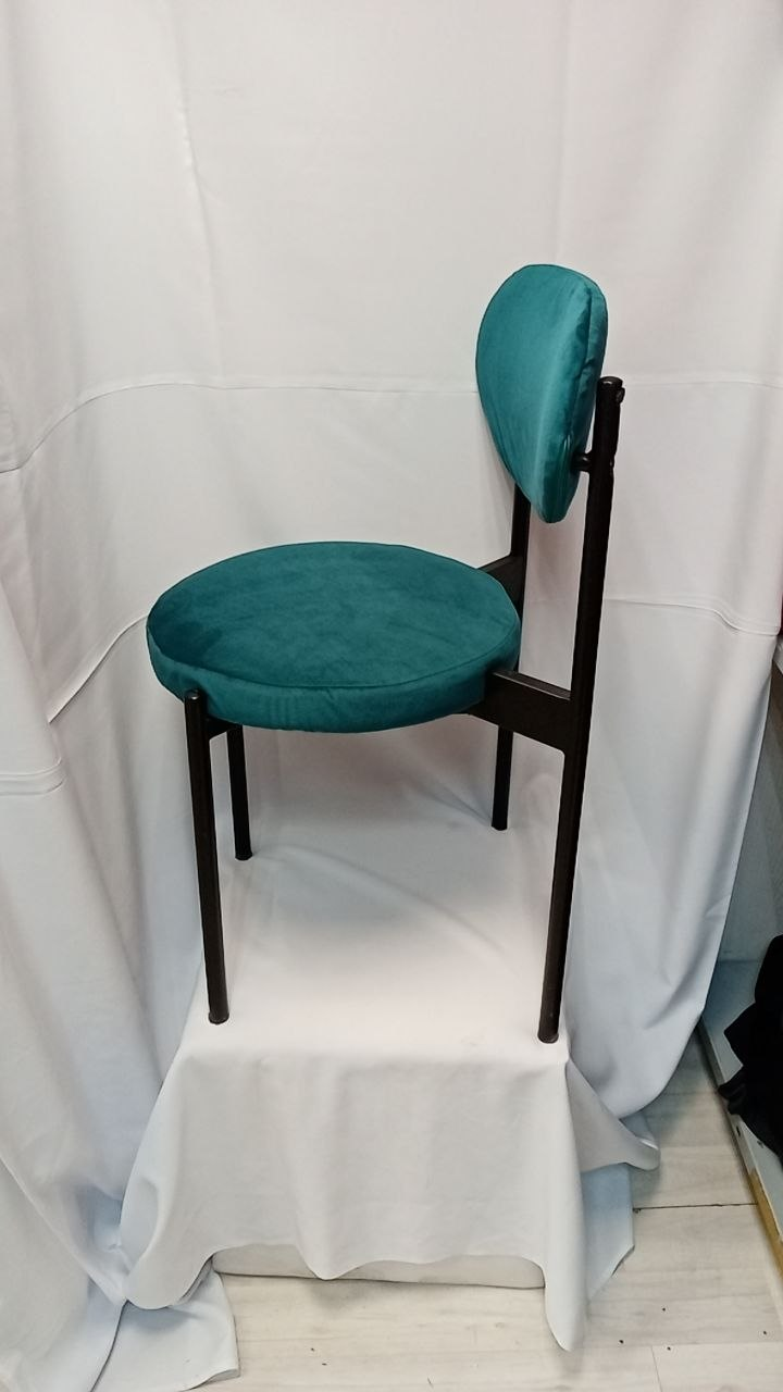 Стул Монако черный Бирюзовый