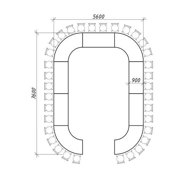 Стол "Orbit" под скатерть - Фото 7