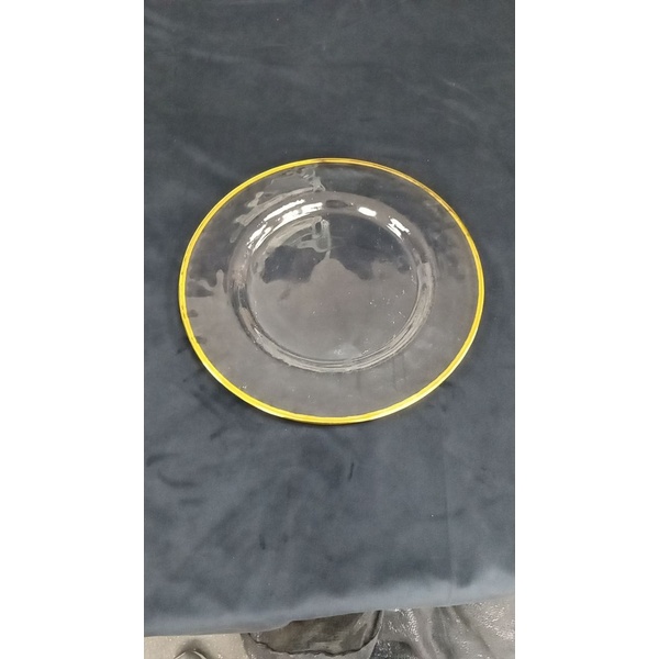 Подстановочная тарелка "Gold" с золотым кантом - Фото 3