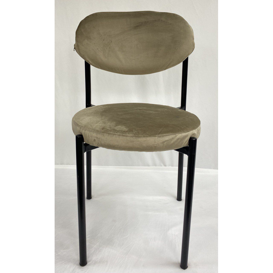 Стул Monaco черный  кофе с молоком - Фото миниатюра 2