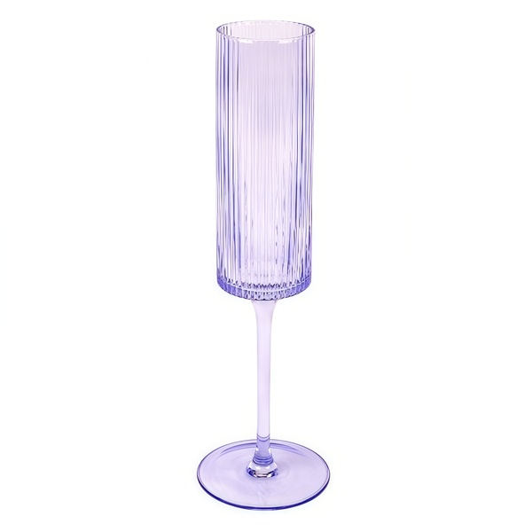 Бокал для шампанского "Осака" лавандовый - Фото 1