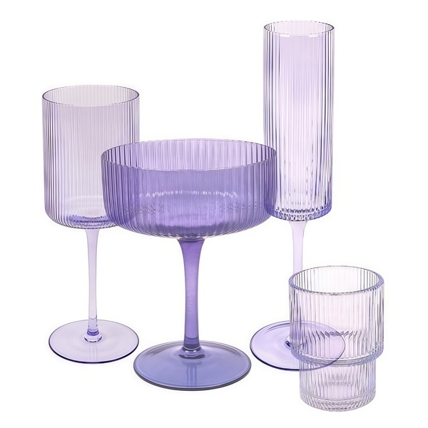 Набор из 4 бокалов "Осака" лавандовый - Фото 1