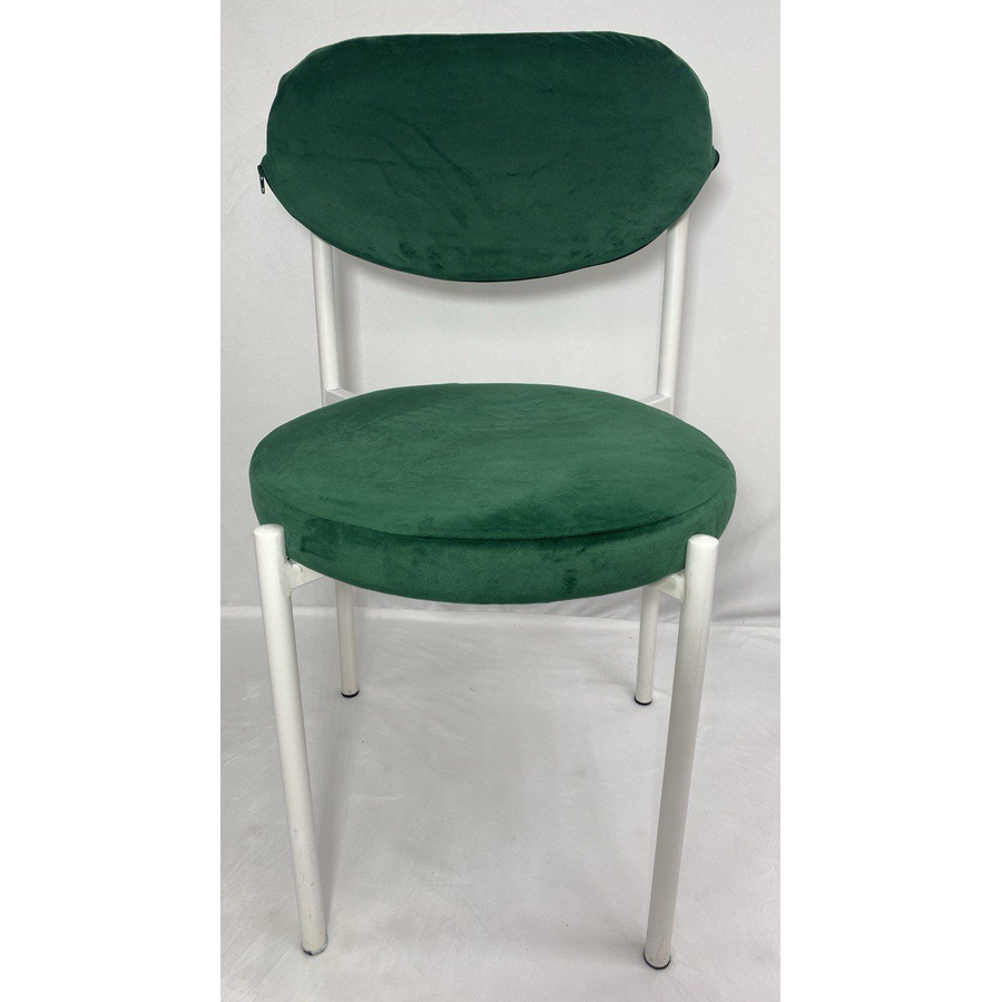 Стул Monaco белый изумрудный - Фото миниатюра 2