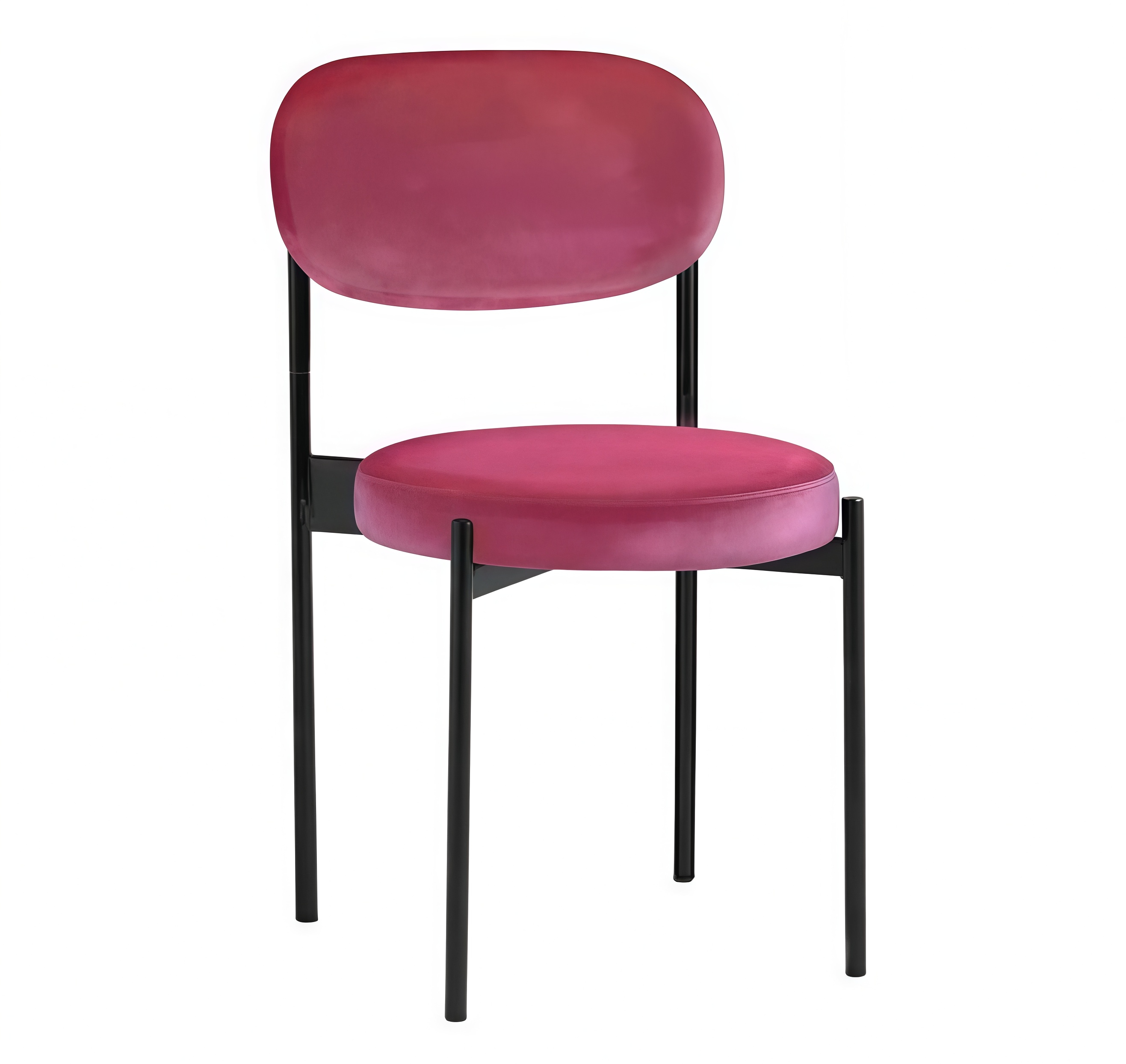 Стул Monaco черный рубиновый