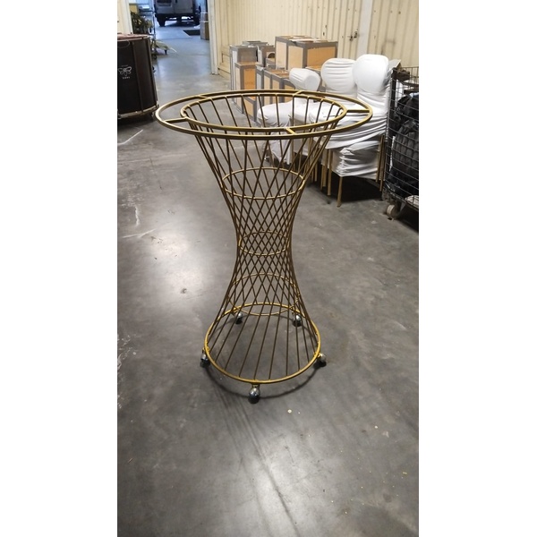 Стол для торта "Паутинка" золото - Фото 2