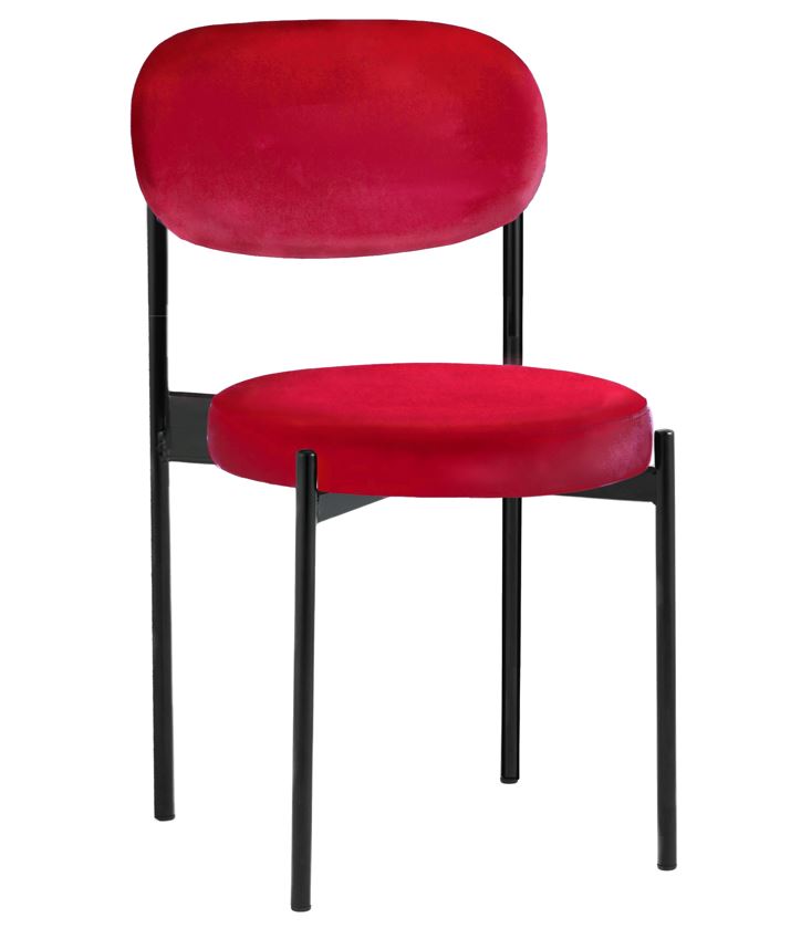 Стул Monaco черный алый