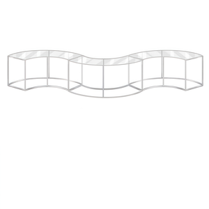 Стол круглый "Изабель" с прозрачной столешницей - Фото 2