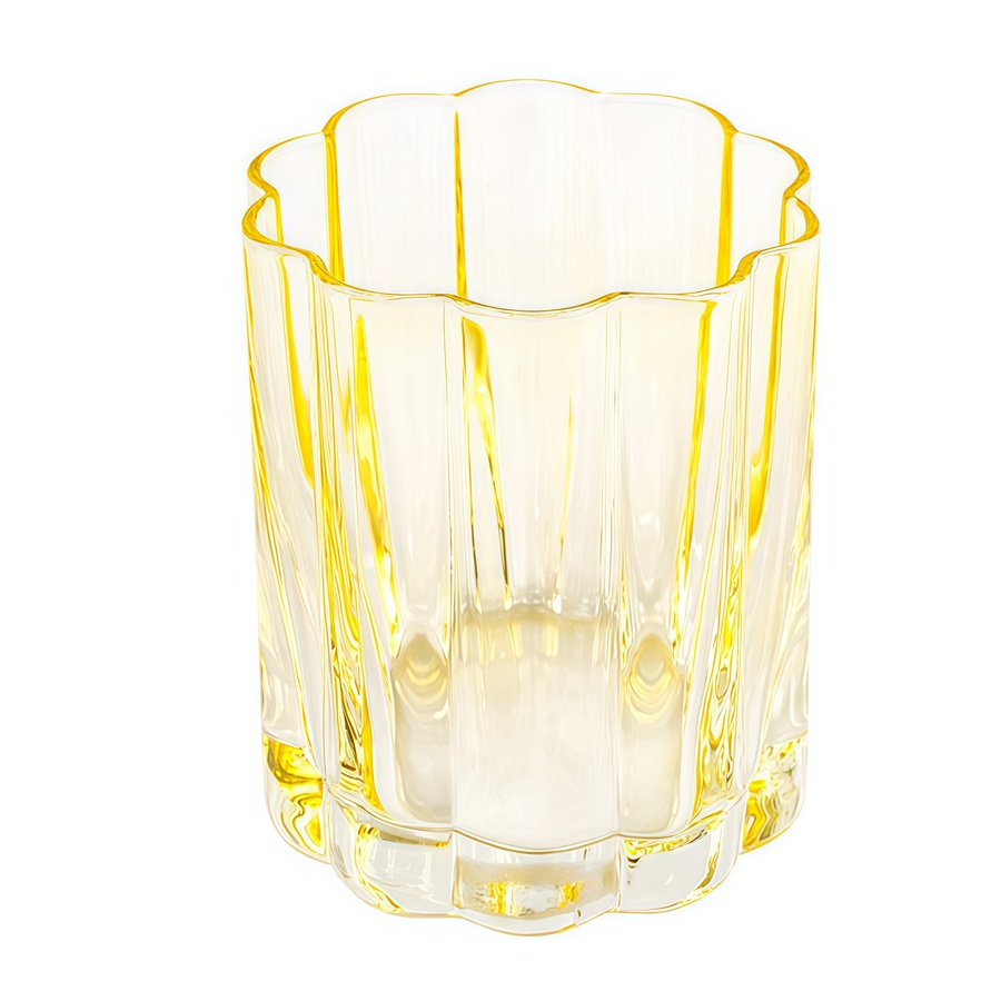 Стакан "Floral" лимонный - Фото миниатюра 1