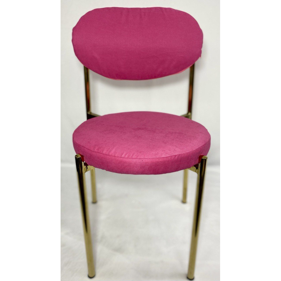 Стул Monaco золото глубокий розовый - Фото миниатюра 2