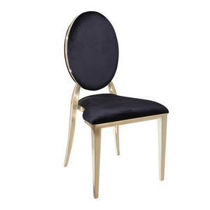 Стул «Вашингтон» золото, черный бархат - Фото 1