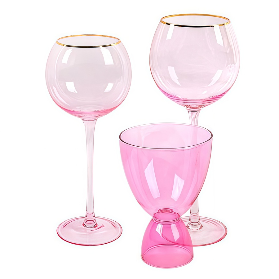 Набор бокалов "Rona & Mi Mi" нежно-розовый - Фото миниатюра 1